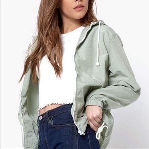 Brandy Melville Light Green Jacket One Size, Never Worn